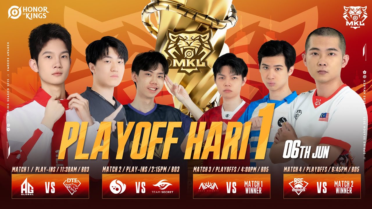 Live Id Mkl Musim Semi 2025 Playoff Hari Ke 1 Youtube