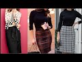 business women new stylish latest pencil skirt outfit ideas 2023