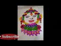 dasara decoration ideas navratri rangoli designs easy दसरा स्पेशल रांगोळी dussehra diwali rangoli