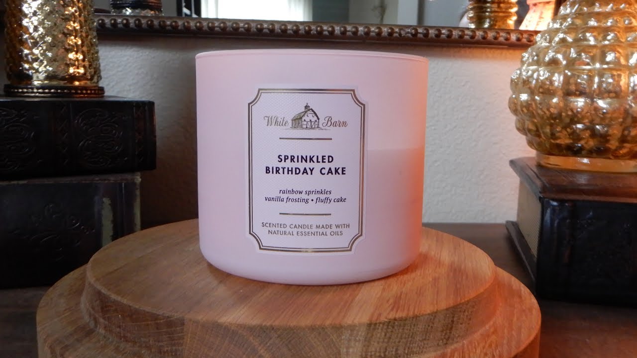 Candle Review: Bath & Body Works Sprinkled Birthday Cake! - YouTube