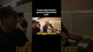 DONALD TRUMP READS KAMALA’S GREATEST ACHIEVEMENTS BOOK 🤣