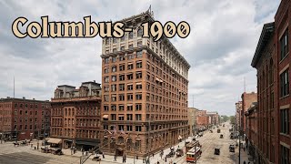 Columbus, Ohio In 1900 (AI Reconstruction)