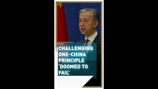 Challenging one-China principle 'doomed to fail'