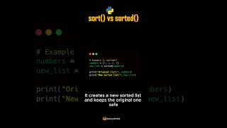 Python sort() vs sorted() — Know the Real Difference! 🐍