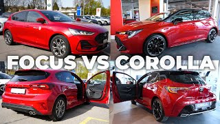 New Ford Focus ST Line Hatchback vs Toyota Corolla GR Sport 2023
