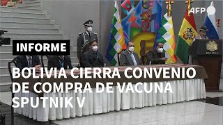 Bolivia acuerda con Rusia compra de 5,2 millones de vacunas Sputnik V | AFP