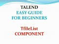 TALEND--EASY GUIDE FOR BEGINNER'S--HOW TO USE tFileList COMPONENT--DIFFERENT SCENARIOS--TABLE LOAD