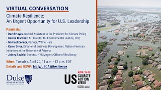Climate Resilience: An Urgent Opportunity for U.S. Leadership