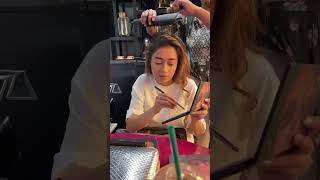 Whilst getting ready! #tinadatta #ytshorts #shorts #makeup #bts #shoot #trends #fyp #grwm