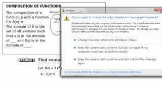 A2 - Function Operations & Composition