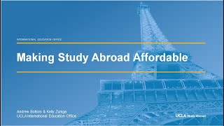 How to Make Study Abroad Affordable - GLOW 2022