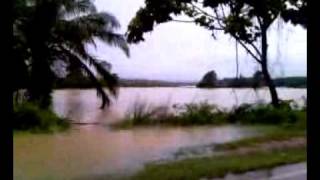 Banjir di Jalan Kluang - Mersing 1