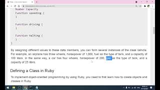 Part 2 Ruby Class and Objects