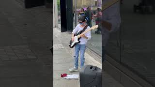 Sultans Of Swing - Dire Straits #guitar #busking #talent #leo #sultansofswing #direstraits #fyp