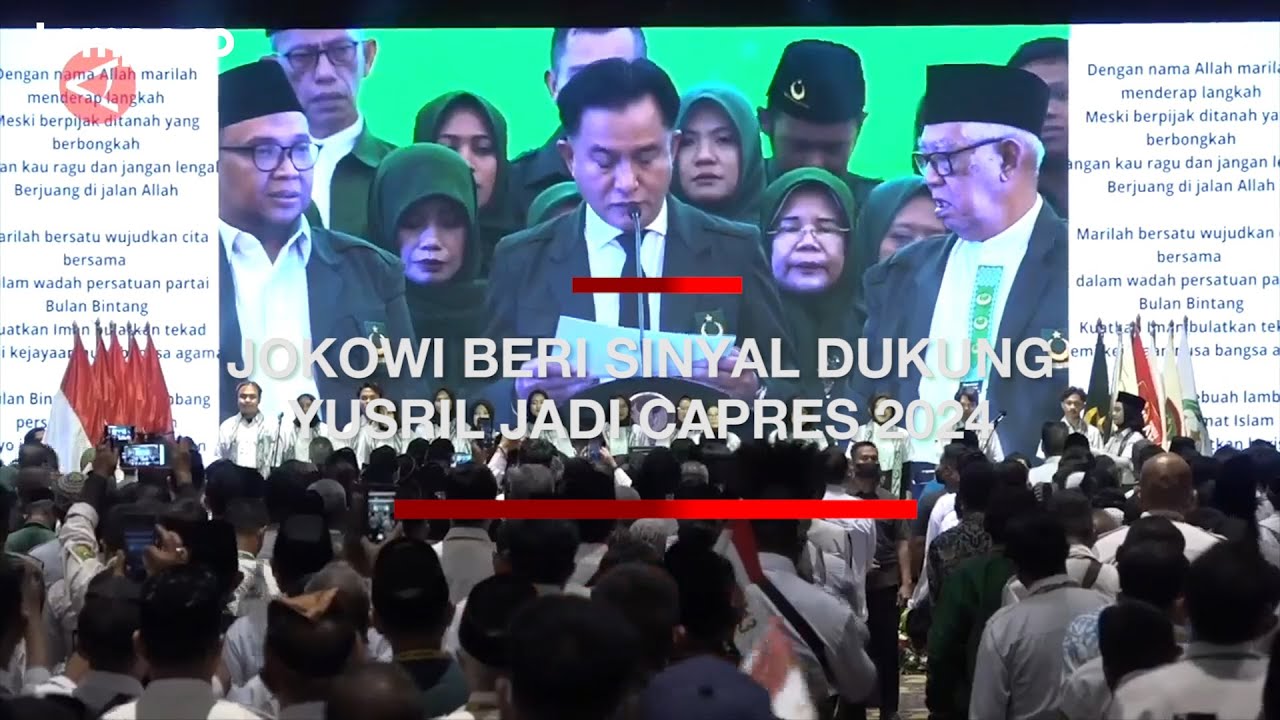 Jokowi Beri Sinyal Dukungan Yusril Ihza Mahendra Maju Capres 2024 - YouTube