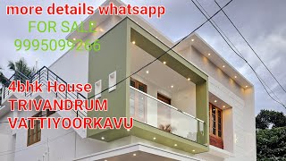 NEW HOUSE FOR SALE IN TRIVANDRUM VATTIYOORKAVU