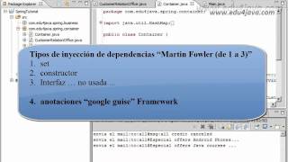 Spring Framework 2 Dependency injection Video Tutorial