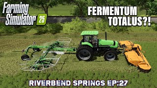 THE MAGIC OF GRASS TRANSFERENCE?! ON Riverbend Springs #27 | Farming Simulator 25.