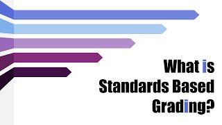 What Is Standards Based Grading?