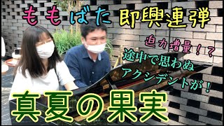 【ももばた即興連弾】低域の迫力をちょい増強した⁉️真夏の果実(#三角広場)