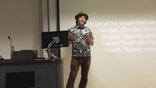 Frank Martela - Is the Crisis of Meaningfulness a Modern Phenomenon? | IMEC 2019