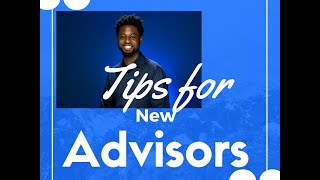 Tips for new academic advisors