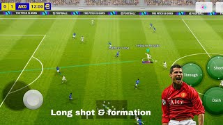 Long shot & formation | EFOOTBALL24 mobile pes