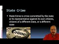 comparative criminology section 12.1 state crime