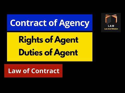 What are the rights of an agent?
