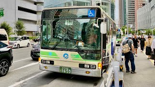 【バス車窓】大阪シティバス/62号系統/天満橋→大阪駅前/進行方向左側/住之江営業所/大阪市交通局/大阪市営バス