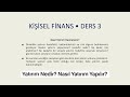 kİŞİsel fİnans ders 3 1 tasarruf ve yatırım nedir nasıl yatırım yapılır borsa hisse finans