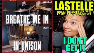 LASTELLE - Breathe Me In / In Unison [One Take Drum Playthrough] | Reaction