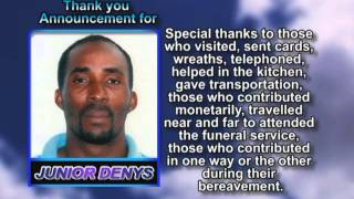 Junior Denys thank you