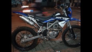 Knalpot Custom Rasa Moge KLX 150 D'tracker Audey Suara Mantap Abisss