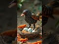 a bird protects its eggs from a lizard birds nature shorts