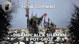 Contrast+ How to Paint: Orruk Kruleboyz Swampcalla Shaman & Pot-grot