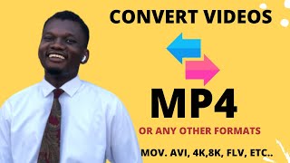 How to any Convert Video to mp4 | Enhance  Video quality from 1080p to 4K Video | Free & Fast