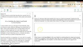 SBAC Tutorial - ELA Performance Task Global Notes Feature