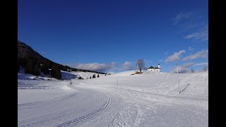 チロルで雪の上をお散歩、Spaziergang in Achenkirch