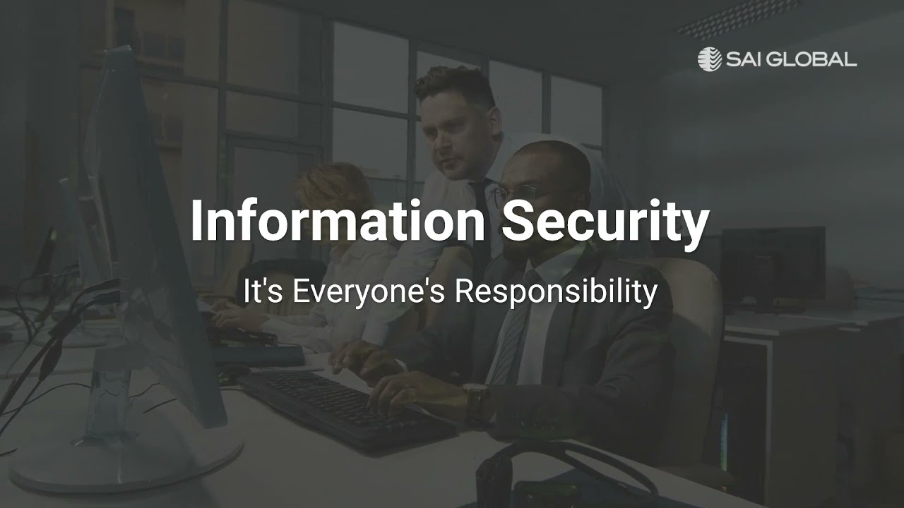 Information Security - It's Everyone's Responsibility - YouTube