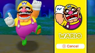 Playable Wario in Super Mario 3D World (Costume)