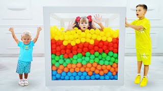 Download Diana and Roma Cube Challenge and other Funny Kids Stories with baby Oliver mp3