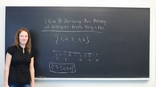 How to Arrange an Array From Negative to Positive Integers : Mathematics: All About Integers