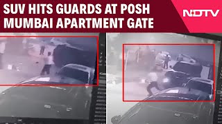 Mumbai News | SUV Hits Guards At Posh Mumbai Apartment Gate, Reverses, Then Rams Cabin