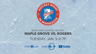 WATCH: Hockey Night in Minnesota | Maple Grove vs. Rogers