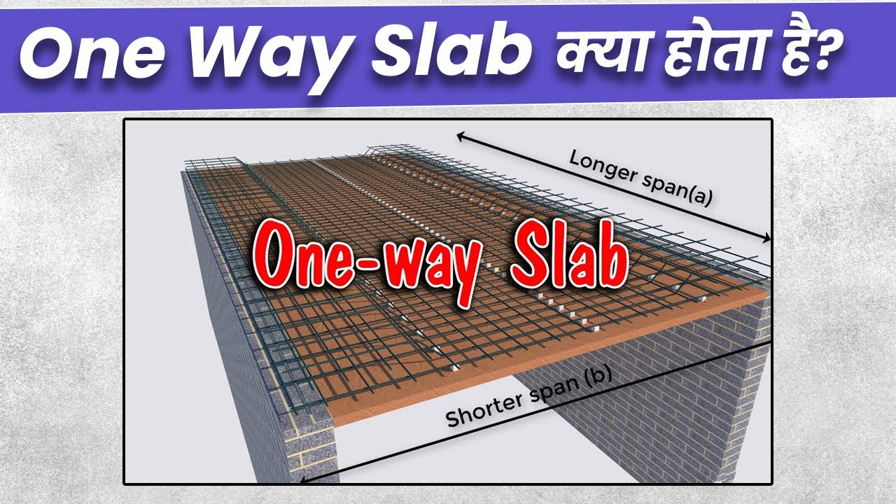 One Way Slab क्या होता है ? | Types Of Slab | Difference Between One ...