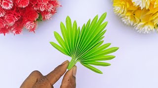 How to Make Paper Leaf Step by Step | Origami Leaf Tutorial | Easy Paper Crafts For School Projects