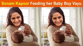 Sonam Kapoor Breast Feeding her Baby Boy Vayu, Workout and Baby Routine