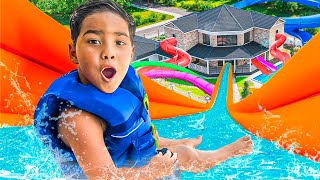 We Built a WATERPARK In Our House!
