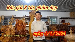 Đồ gỗ mỹ nghệ - báo giá 8 tác phẩm đẹp - huân nguyễn